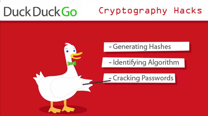 Cryptography Hacks - Hash Encryption using DuckDuckGo Search Engine Cryptography Hacks - Hash Encryption using DuckDuckGo Search Engine